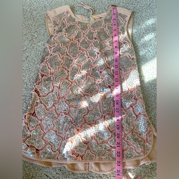 Rebecca Taylor Silk and Sequin Blouse size 0 - Picture 5 of 7